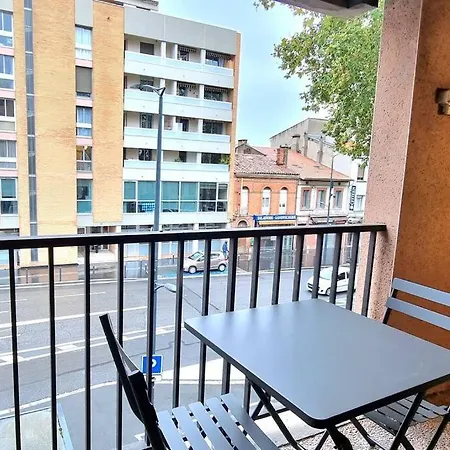 T2 Boheme - Balcon - Clim - Metro - Wifi * Toulouse
